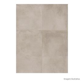 Porcelanato Cimentício Hard 100x100cm Bege - Portinari Dom Sbe Esmaltado Retificado
