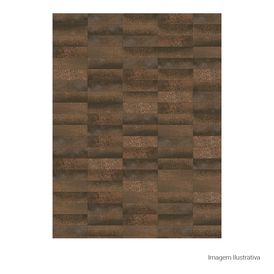 Porcelanato Decorado Matte 7,7x24cm Marrom - Portinari Every Brick Steel Bw Esmaltado Bold
