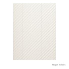 Porcelanato Monocromatico Matte 20x20cm Branco - Portinari Maze Ofw Esmaltado Retificado