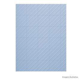Porcelanato Monocromatico Matte 20x20cm Azul - Portinari Maze Bl Esmaltado Retificado