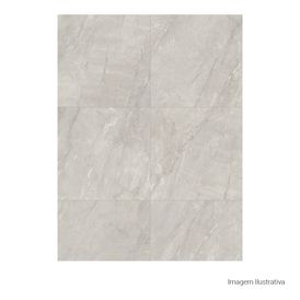 Porcelanato Pietra Di Savoie Polido Soft Gray - 100cmx100cm Ret