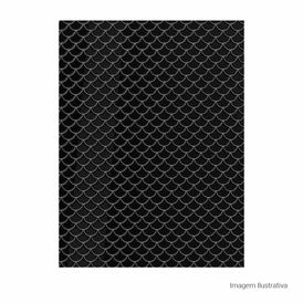 Porcelanato Monocromatico Lux 25,9x27,3cm Preto - Portinari Mc Ritmos Bk Esmaltado Bold