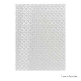 Porcelanato Monocromatico Lux 25,9x27,3cm Branco - Portinari Mc Ritmos Wh Esmaltado Bold