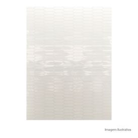 Porcelanato Decorado Lux 25,7x31,3cm Branco - Portinari Mc Six Wh Esmaltado Bold