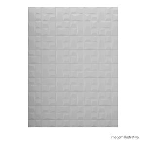 Porcelanato Space Natural Block White - 20cmx20cm Ret
