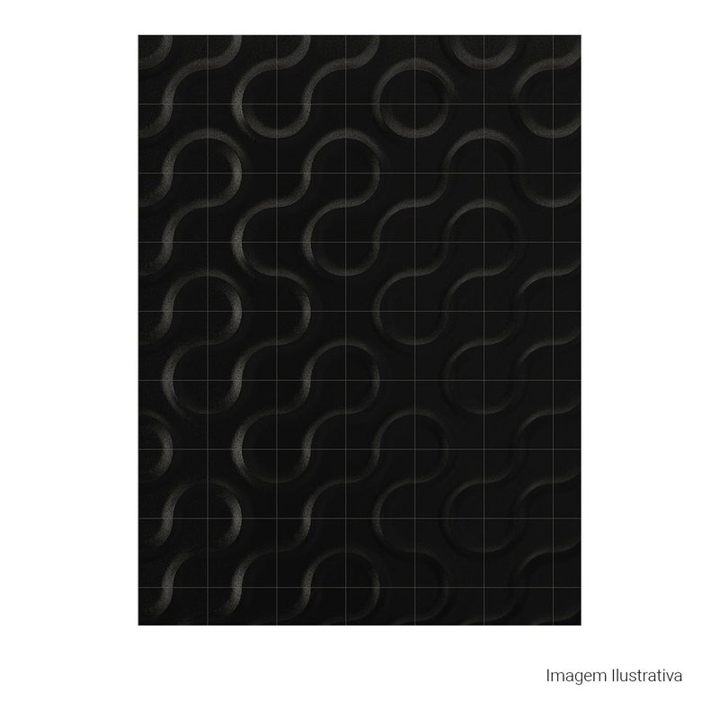 Porcelanato-Space-Matte-LuxMove-Black-20x20cm-Ret---Portinari---6061381A---Fundo-Branco-Produto-com-item-complementar-Quadrado-ou-Horizontal