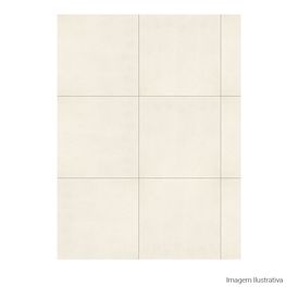 Porcelanato Cimentício Natural 60x60cm Branco - Portinari Urban Quartzo Nat Esmaltado Bold