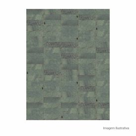 Porcelanato Decorado Matte 7,7x24cm Verde - Portinari Every Brick Stone Sgn Esmaltado Bold
