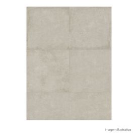 Porcelanato Acetinado Cimentício 100x100cm Bege - Portinari Detroit Al Act Esmaltado Retificado