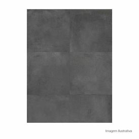 Porcelanato Cimentício Natural 100x100cm Cinza - Portinari Dom Dgr Nat Esmaltado Retificado