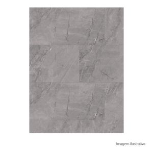Porcelanato Pietra Di Savoie Acetinado Gray - 60cmx120cm Ret