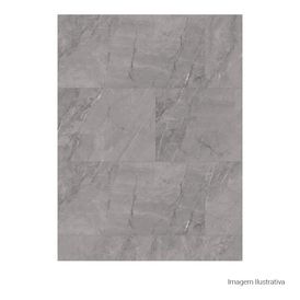 Porcelanato Pietra Di Savoie Polido Gray - 60cmx120cm Ret