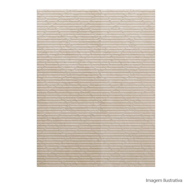 Porcelanato-Scultore-Matte-Decor-Beige-60x60cm-Ret---Portinari---6062277A---Fundo-Branco-Produto-com-item-complementar-Quadrado-ou-Horizontal