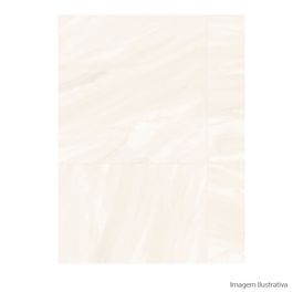 Porcelanato Polido Marmorizado 120x120cm Branco - Portinari Soberano Wh Pol Retificado
