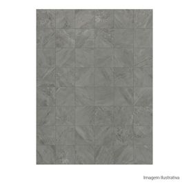 Porcelanato Pedra Matte/lux 20x20cm Cinza - Portinari Audaz Dgr Mlx Esmaltado Bold