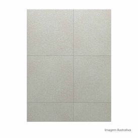 Porcelanato Pedra Natural 90x90cm Cinza - Portinari Lithos Gr Nat Esmaltado Retificado