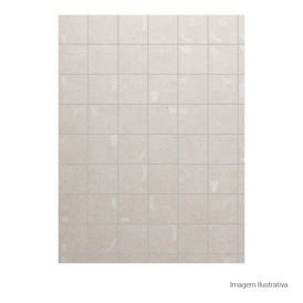 Porcelanato Decorado Natural 10x10cm Bege - Portinari Maracangalha Decor Be Nat Esmaltado Bold