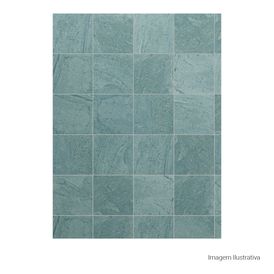 Porcelanato Pedra Hard 20x20cm Azul - Portinari Pacific Sbl Esmaltado Bold