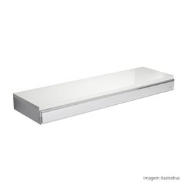 Porta Toalha Barra / Suporte para Prateleira Contemporânea Cromado