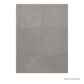 Porcelanato Cimentício Hard 120x120cm Cinza - Ceusa Street Gr Esmaltado Retificado