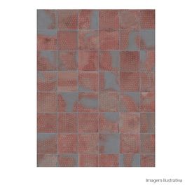 Porcelanato Decorado Mlx 15x15cm Mlx - Ceusa Borgonha Rd Esmaltado Bold