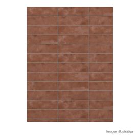 Cerâmica Decorado Lux 8x25cm Roxo - Ceusa Cartela Dpr Bold