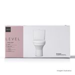 Kit-Completo-Deca-Bacia-com-Caixa-Acoplada-Level-Branco---Deca---KP.480.17---Fundo-Branco-Produto-com-item-complementar-imagem-da-embalagam
