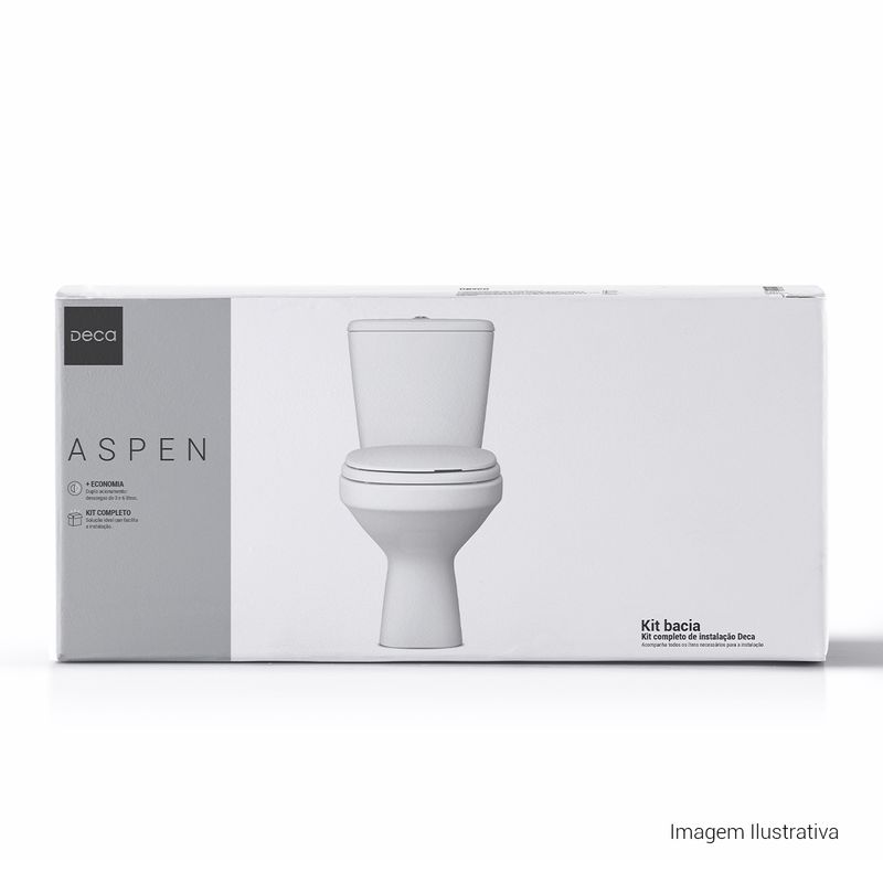 Kit-Completo-Deca-Bacia-com-Caixa-Acoplada-Aspen-Branco---Deca---KP.750.17---Fundo-Branco-Produto-com-item-complementar-imagem-da-embalagam