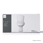 Kit-Completo-Deca-Bacia-com-Caixa-Acoplada-Fast-Branco---Deca---KP.760.17---Fundo-Branco-Produto-com-item-complementar-imagem-da-embalagam