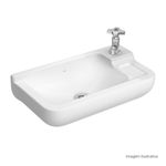 Lavatorio-Suspenso-Deca-430x235mm-Izy-Branco---Deca---L.100.17---Fundo-Branco-Produto-com-item-complementar-posicionada-na-diagonal-direita-e-fechado-ou-produto-redondo