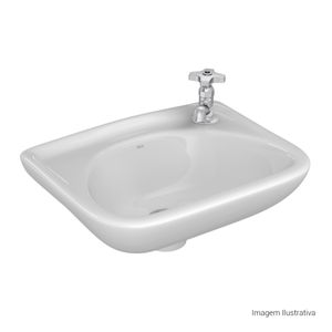 Lavatório Suspenso Deca 395x295mm Izy Branco