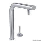 Acionamento-para-Monocomando-Deca-de-Mesa-para-Cozinha-Joystick-You-Cromado---Deca---4992.C99.03---Fundo-Branco-Produto-com-item-complementar-posicionada-na-diagonal-direita-e-fechado-ou-produto-redondo
