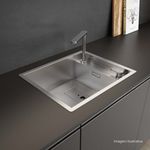 Cuba-de-Sobrepor-Deca-para-Cozinha-em-InoxSupra-Hide-Inox---Deca---CC.650.40.SUP.INX---Ambientada-Com-Zoom-no-produto-pode-conter-2-ou-mais-produtos-diretamente-relacionados-e-acessorios-de-banheiros.