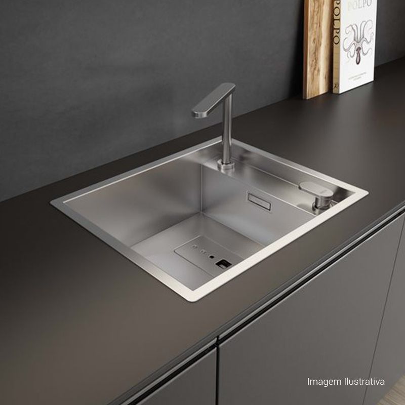 Cuba-de-Sobrepor-Deca-para-Cozinha-em-InoxSupra-Hide-Inox---Deca---CC.650.40.SUP.INX---Ambientada-Com-Zoom-no-produto-pode-conter-2-ou-mais-produtos-diretamente-relacionados-e-acessorios-de-banheiros.