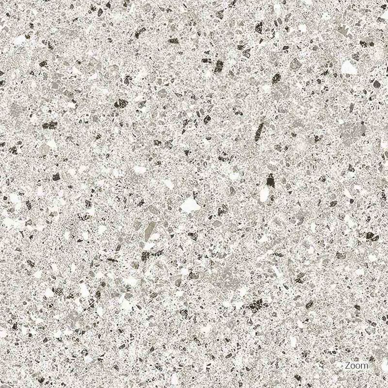 Porcelanato-Battuto-Natural-Gray-100x100cm-Ret---Portinari---6060545A---Ambientada-Com-Zoom-no-produto-