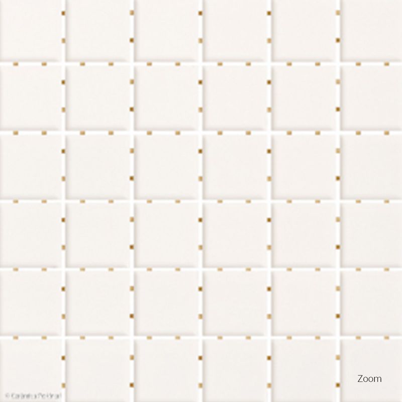 Porcelanato-Creare-Matte-White-5x5cm-Bold---Portinari---6054143A---Ambientada-Com-Zoom-no-produto-