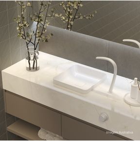 Bica-de-Mesa-Deca-P-para-Cuba-e-Lavatorio-com-Acionamento-Wave-You-Dynamic-White---Deca---1791.BR106.MT---Ambientada-Com-Zoom-no-produto-pode-conter-2-ou-mais-produtos-diretamente-relacionados-e-acessorios-de-banheiros.