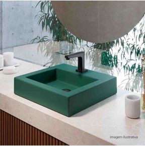 Torneira-Deca-de-Mesa-Bica-Baixa-Touchless-para-Lavatorio-Level-Sense-Black-Matte---Deca---1785.BL.MT---Ambientada-Com-Zoom-no-produto-pode-conter-2-ou-mais-produtos-diretamente-relacionados-e-acessorios-de-banheiros.