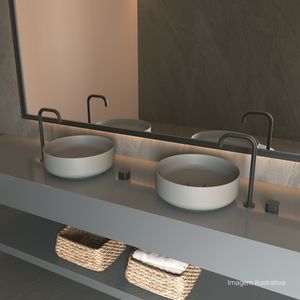 Misturador Monocomando de Piso para Banheira Quadrado Dark Antracite