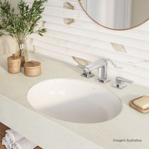 Misturador Deca de Mesa Bica Baixa para Lavatório Level Cromado