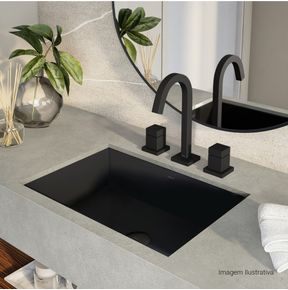 Misturador-Deca-de-Mesa-Bica-Alta-para-Lavatorio-Cubo-Black-Matte---Deca---1877.BL86.MT---Ambientada-Com-Zoom-no-produto-pode-conter-2-ou-mais-produtos-diretamente-relacionados-e-acessorios-de-banheiros.