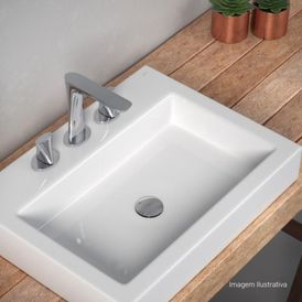 Misturador Deca de Mesa Bica Alta para Lavatório Dk Cromado