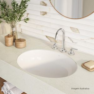 Misturador de Mesa Bica Alta para Lavatório Flex Plus Cromado