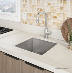 Misturador-Monocomando-Deca-de-Mesa-Bica-Alta-para-Cozinha-Start-Cromado---Deca---2264.C---Ambientada-Com-Zoom-no-produto-pode-conter-2-ou-mais-produtos-diretamente-relacionados-e-acessorios-de-banheiros.