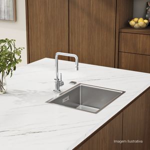 Misturador Monocomando Deca de Mesa para Cozinha Spin Cromado
