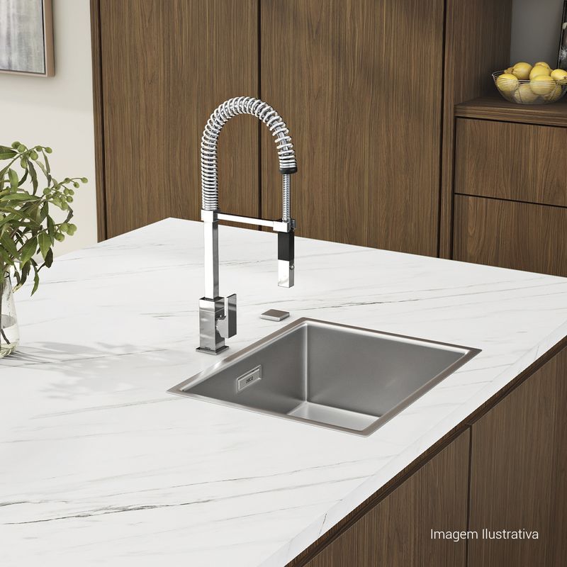 Misturador-Monocomando-Deca-de-Mesa-para-Cozinha-Unic-Gourmet-Cromado---Deca---2282.C---Ambientada-Com-Zoom-no-produto-pode-conter-2-ou-mais-produtos-diretamente-relacionados-e-acessorios-de-banheiros.