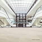 Pietra-Portinari-Prime-Palazzo-Natural-Travertino-Beige-90x90cm-Ret---Portinari---6060870A---Ambientada-Ampla-