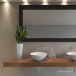 Azulejo-Studio-Hd-Matte-Plain-Beige-30x90cm-Ret---Portinari---6057907A---Ambientada-Ampla-