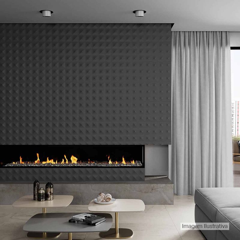 Azulejo-Prisma-Dark-Gray-30x90cm-Ret---Portinari---6061539A---Ambientada-Ampla-
