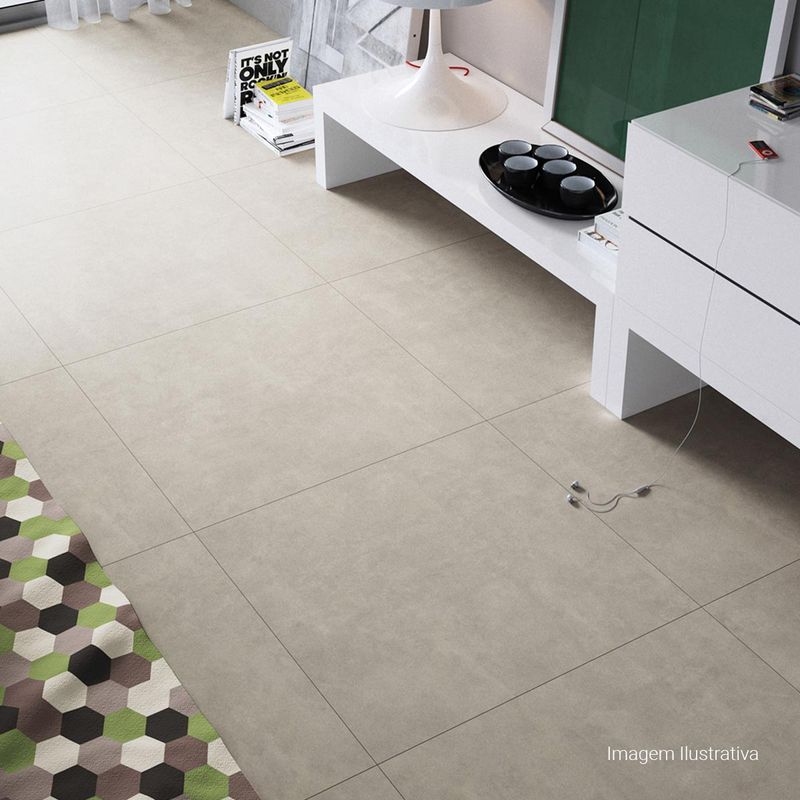 Porcelanato-Downtown-Acetinado-Gray-60x60cm-Ret---Portinari---6057732A---Ambientada-Ampla-